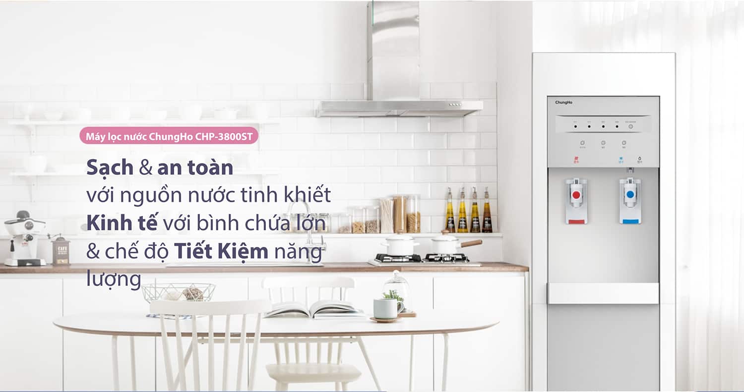 Máy lọc nước RO Chungho Digital nâng cao không gian sống tiện nghi và sang trọng !