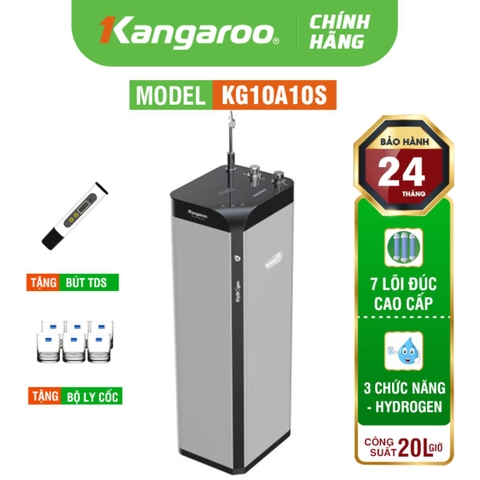 Máy Lọc Nước Kangaroo Hydrogen Nóng Lạnh KG10A10S