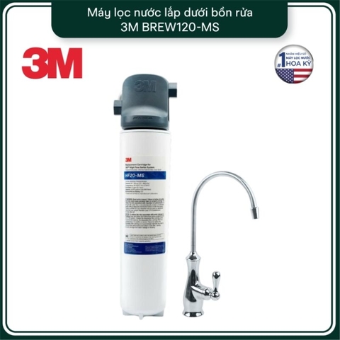 Máy Lọc Nước Lắp Dưới Bồn Rửa 3M BREW 120-MS