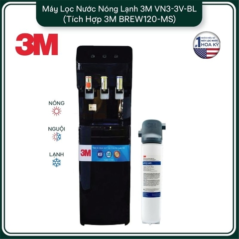 Máy Lọc Nước Nóng - Lạnh - Nguội 3M VN3-3V-BL
