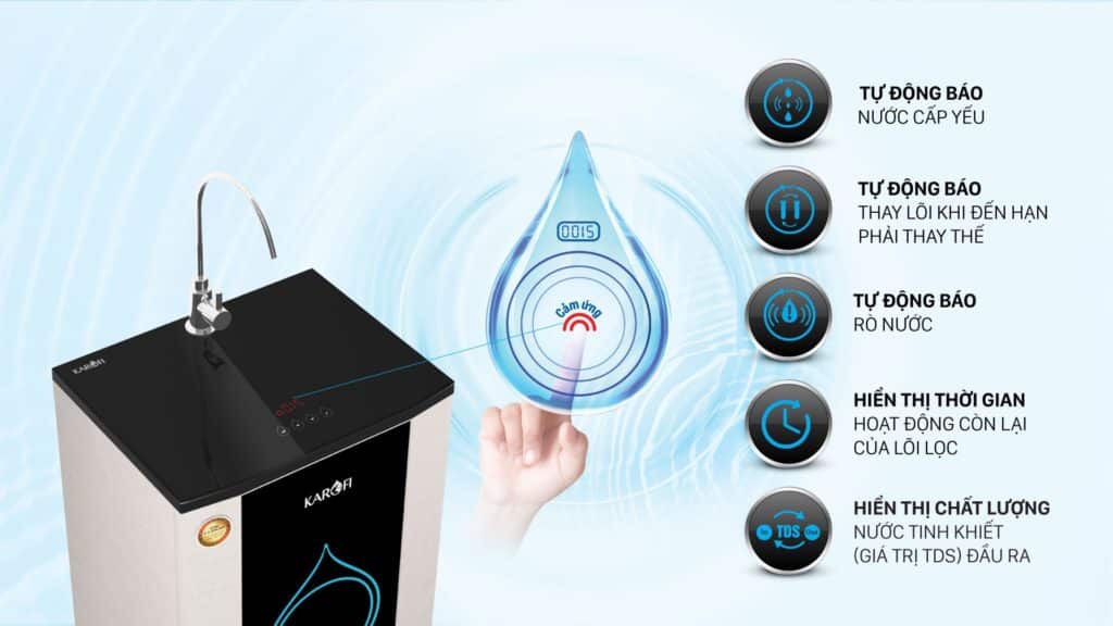 Máy lọc nước Karofi THETIS K9IP-2 - Máy lọc nước Hải Phòng - FiltechPlus