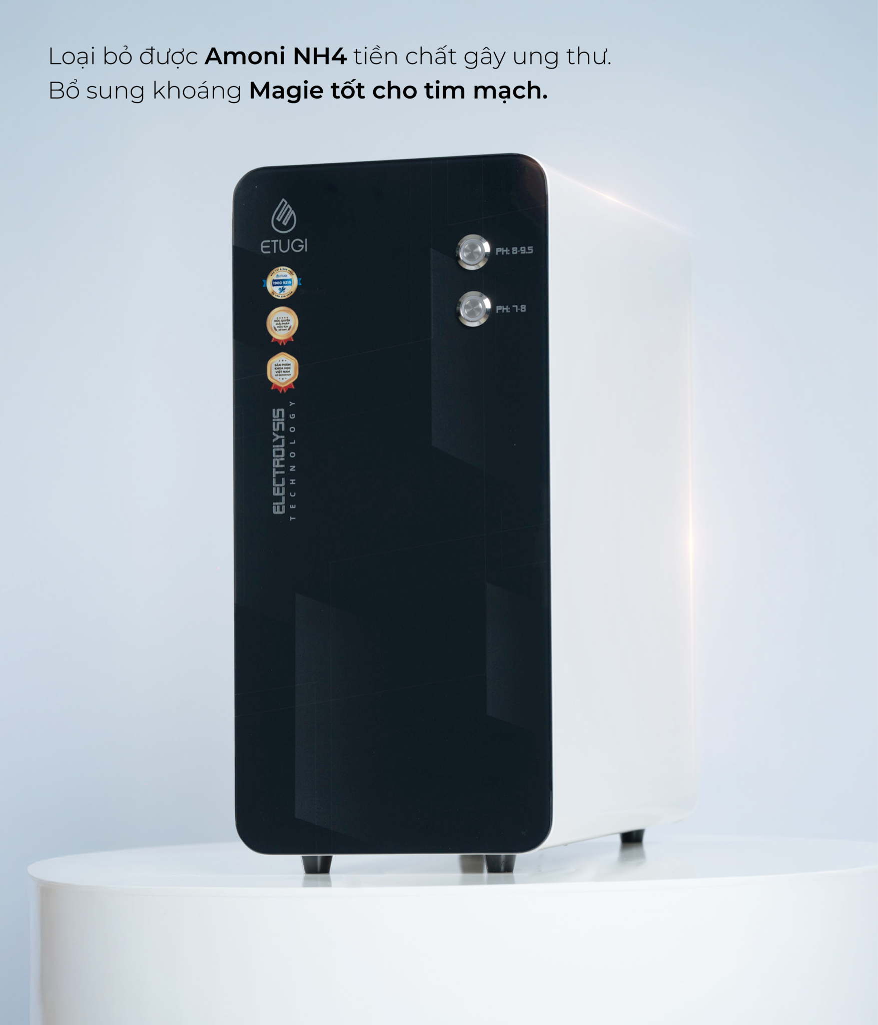 Máy Lọc Nước Ion Kiềm Để Gầm ETUGI ETG102G-SX