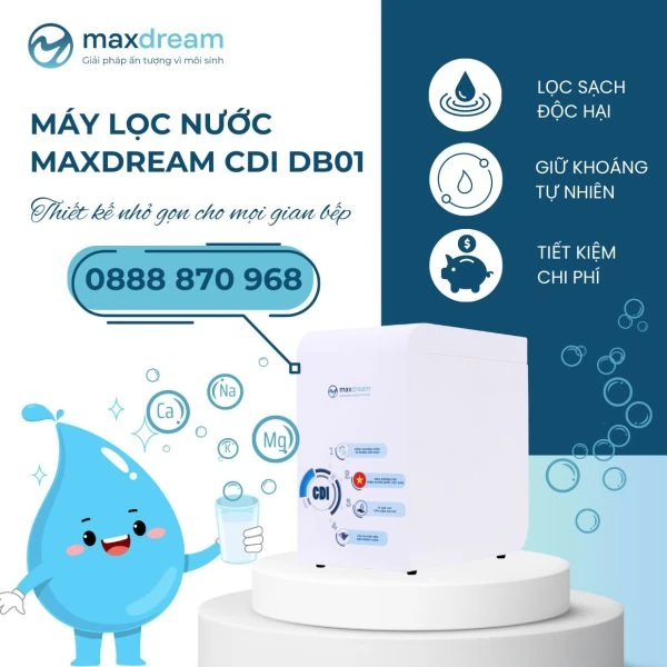 Máy lọc nước Maxdream CDI DB01 - Ảnh 6