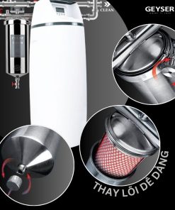 Lọc tổng đầu nguồn Geyser Ecotar 1F10S tự động thay lõi dễ dàng