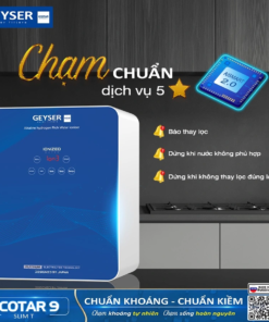 Máy lọc nước ion kiềm Geyser Ecotar 9 Slim T