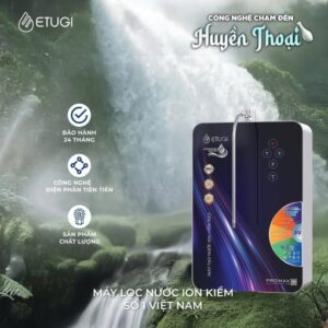 Máy Lọc Nước Ion Kiềm Treo Tường Etugi Etg102Tt- Pr